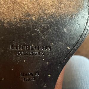 Ralph Lauren woman's leather riding boots